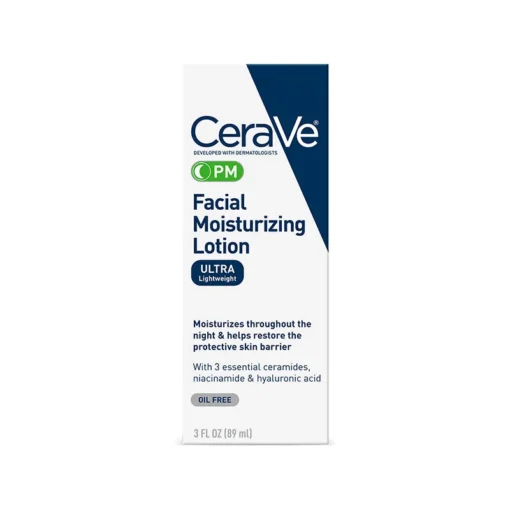 Cerave PM Facial Moisturizing Lotion For Normal To Dry Skin - 89ml