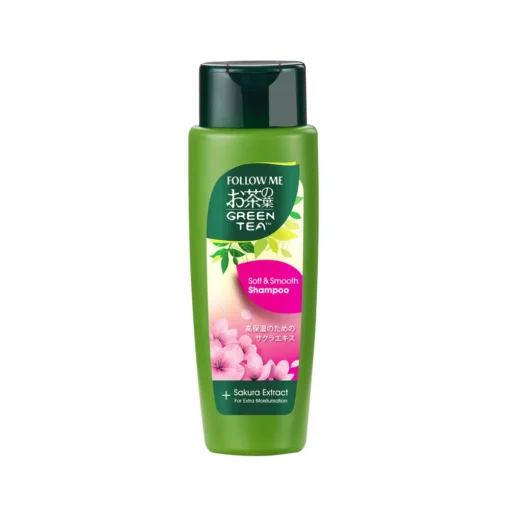 Follow Me Green Tea Soft & Smooth Sakura Extract Shampoo - 320ml