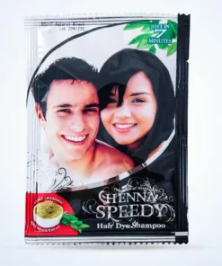 Henna Speedy Hair Dye Shampoo Natural Black - 30ml