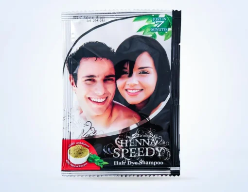 Henna Speedy Hair Dye Shampoo Natural Black - 30ml