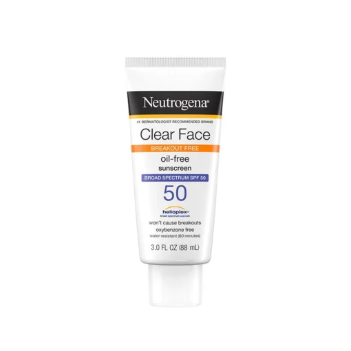Neutrogena Clear Face Oil-Free Sunscreen SPF50 - 88ml